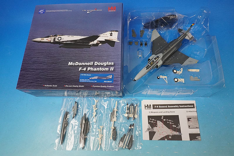1:72 F-4G Wild Weasel US Air Force 81st Tactical Fighter Squadron Spandalem Air Base #69-7582 HA19047 Hobby Master airplane model