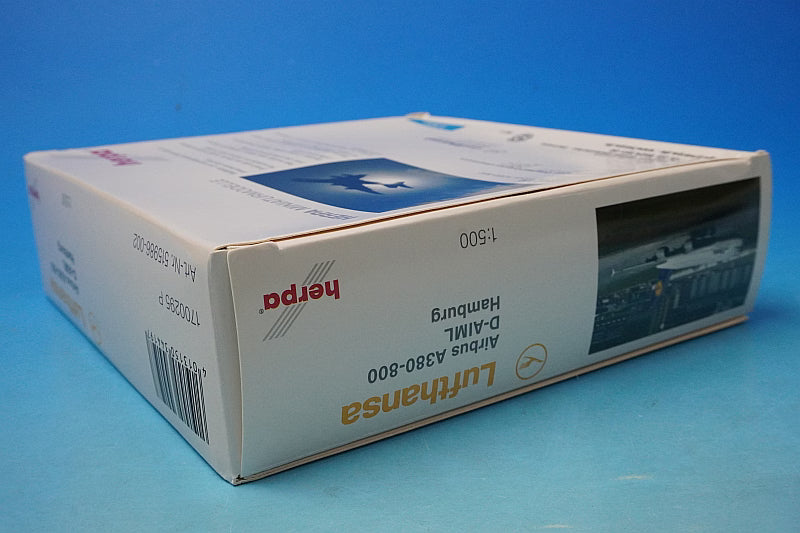 1:500 A380-800 Lufthansa Hamburg D-AIML 515986-002 Herpa airplane model