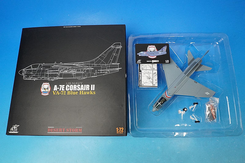 1:72 A-7E US Navy Attack Squadron 72 Blue Hawks USS John F. Kennedy AC401 JCW-72-A7-001 JC Wings airplane model