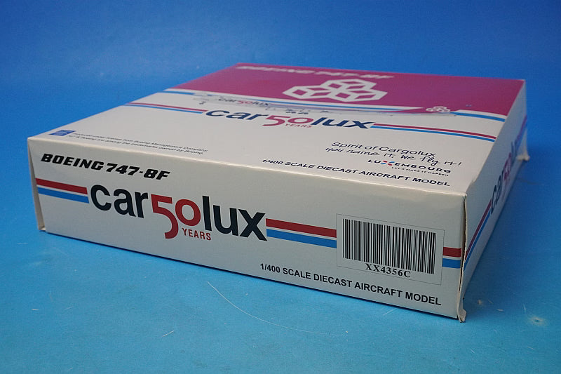 1:400 B747-8F Cargolux 50 Years LX-VCC XX4356C JC Wings airplane model