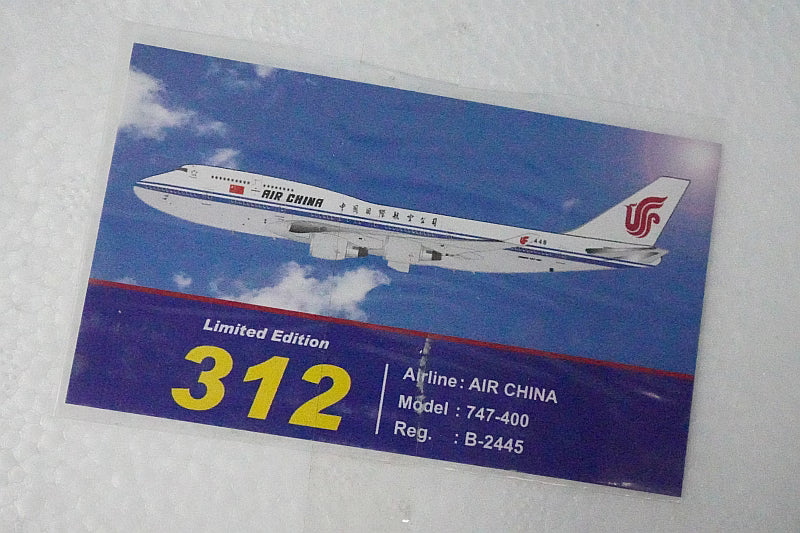 1:200 Air China Boeing 747-400 B-2445 IF744603 Inflight airplane model