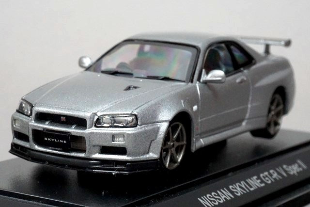 1:43 EBBRO 43058 Nissan Skyline GT-R R34 V-spec II Silver