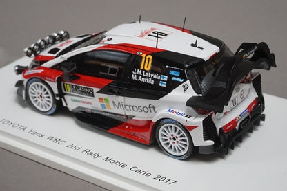 1:43 SPARK S5163 Toyota Yaris WRC 2nd Monte Carlo Rally 2017 #10