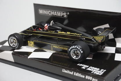 1:43 MINICHAMPS 417820012 Lotus Ford 91 1982 #12 N. Mansell JPS specification
