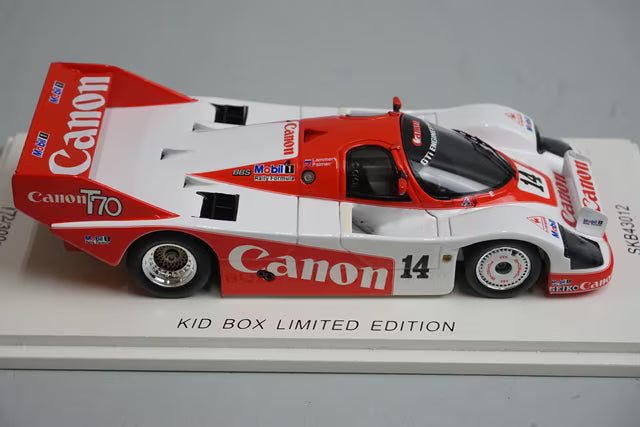 1:43 KID BOX x SPARK SKB43012 Porsche 956 GTi ENGINEERING Canon #14 Fuji 1984