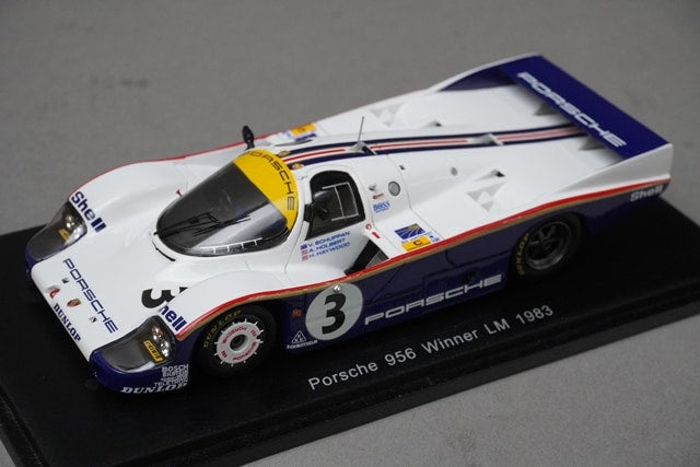 1:43 SPARK 43LM83 Porsche 956 #3 Winner LM 1983 V.Schuppan/H.Haywood/A.Holbert model car