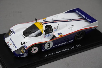 1:43 SPARK 43LM83 Porsche 956 #3 Winner LM 1983 V.Schuppan/H.Haywood/A.Holbert model car