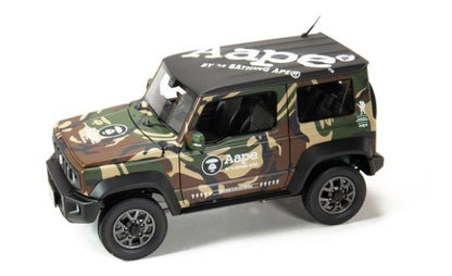 18B0010 POP RACE x BM CREATIONS 1:18 Suzuki Jimny (JB74) 2018 x Aape RHD