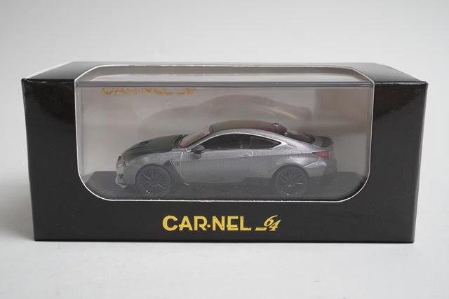CN640031 CAR-NEL 1:64 Lexus RC F "F 10th Anniversary" Matt Marcury Grey Mica