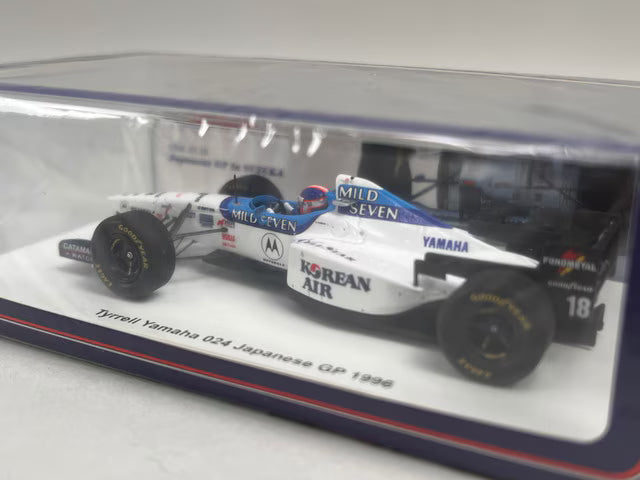1:43 Spark FS36 Tyrrell 024 Yamaha 1996 Japanese GP Ukyo Katayama