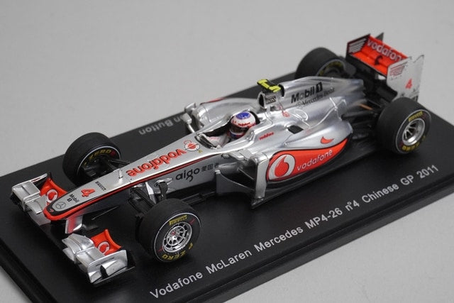 1:43 SPARK S3023 Vodafone McLaren Mercedes MP4-26 Chinese GP 2011#4 J.Button
