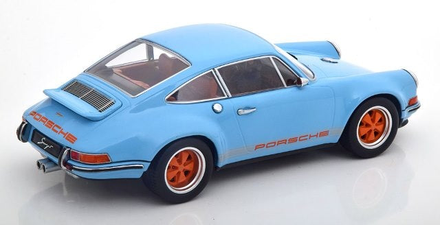 [ Pre-order ] KKDC180441 KK Scale 1:18 Porsche Singer 911 Coupe light blue/orange