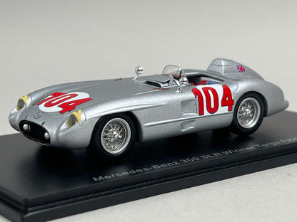 1:43 Spark 43TF55 Mercedes-Benz 300 SLR Targa Florio Winner 1955 #104 S. Moss / P. Collins