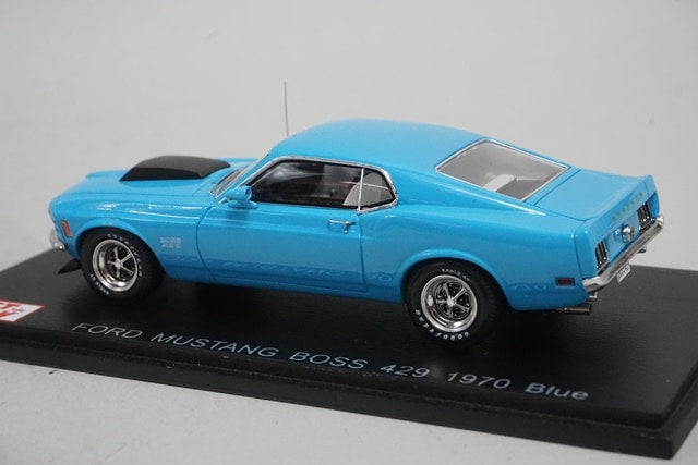 1:43 SPARK PS003A Post Hobby Custom Ford Mustang BOSS 429 1970 Blue model car