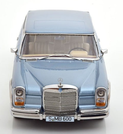 KKDC180602 KK scale 1:18 Mercedes 600 SWB W100 1963 light blue-metallic