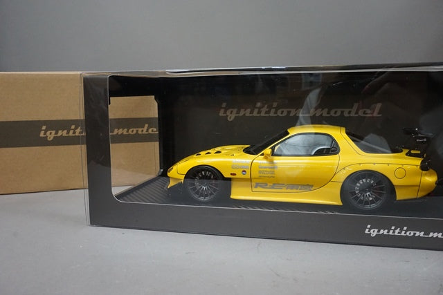 1:18 ignition model IG1042 Mazda RX-7 FD3S RE Amemiya Yellow model car