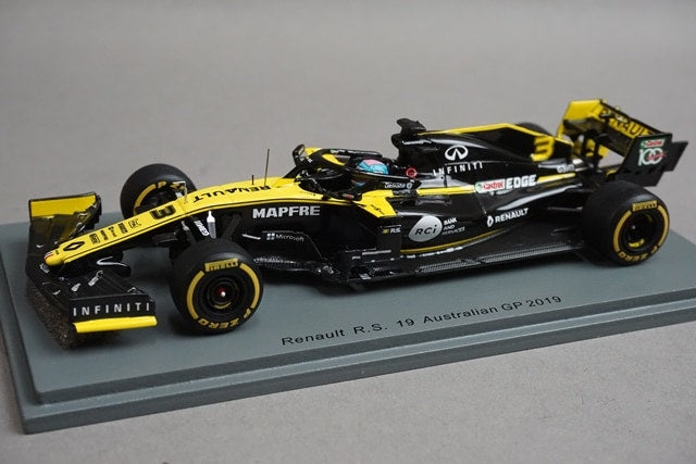 1:43 Spark S6075 Renault R.S.19 Australian Grand Prix 2019 #3 D. Ricciardo model car