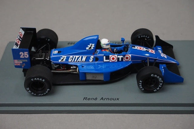 1:43 SPARK S3968 Ligier JS31 #25 Japan GP 1988 R.Arnoux