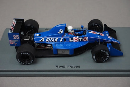 1:43 SPARK S3968 Ligier JS31 #25 Japan GP 1988 R.Arnoux
