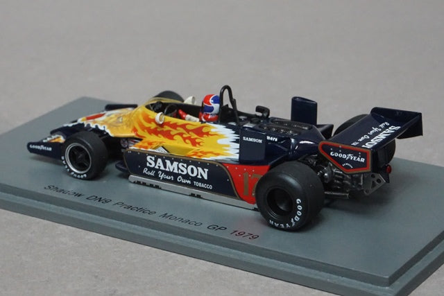 1:43 SPARK S7373 Shadow DN9 #17 Practice Monaco GP 1979 Jan Lammers