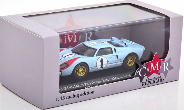 CMR43055 CMR 1:43 Ford GT40 MKII 2nd 24h Le Mans 1966