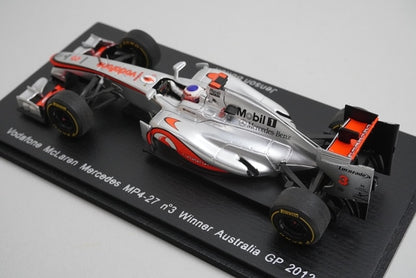 1:43 SPARK S3044 Vodafone McLaren Mercedes MP4-27 Australian GP 2012 winner #3 Jenson Button