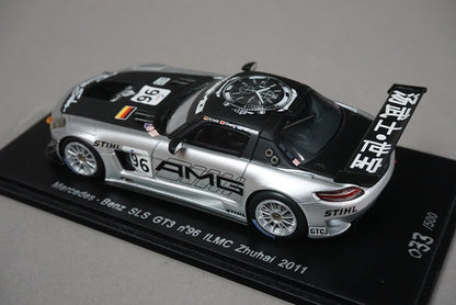 1:43 SPARK SA016 Mercedes-Benz SLS GT3 #96 ILMC Zhuhai 2011 M.Hakkinen