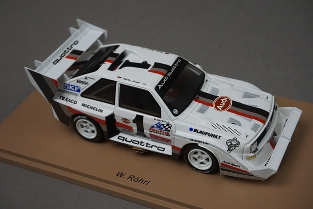 1:43 Spark 43PP87 Audi Quattro S1 Pikes Peak winner 1987 #1 model car