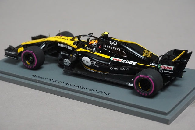 1:43 SPARK S6056 Renault R.S.18 Australian GP 2018 #55 Carlos Sainz Jr.