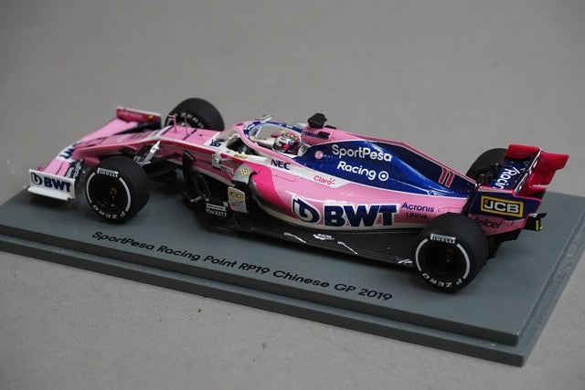 1:43 Spark S6085 SportPesa Racing Point RP19 Chinese Grand Prix 2019 #11 S. Perez model car