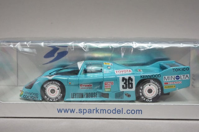 1:43 SPARK S2352 Toyota 86 C Le Mans 24h LEYTON HOUSE 1986 #36