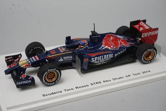 1:43 Spark TR015 Forza Custom Scuderia Toro Rosso STR9 Abu Dhabi GP Test 2014 #38 M. Verstappen