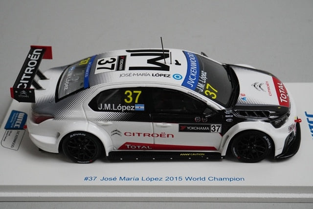 1:43 SPARK SPK-ES-1608 Citroen C-Elysee WTCC 2015 #37 Jose Maria Lopez model car