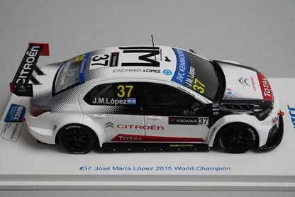 1:43 SPARK SPK-ES-1608 Citroen C-Elysee WTCC 2015 #37 Jose Maria Lopez model car