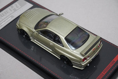 1:64 Ignition model IG1873 Nissan NISMO R34 GT-R Z-tune Green Metallic model car
