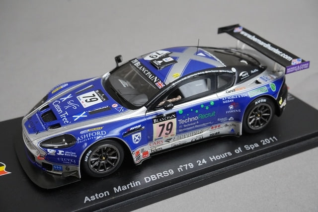 1:43 SPARK SB022 Aston Martin DBRS9 SPA 24h 2011 #79 model car
