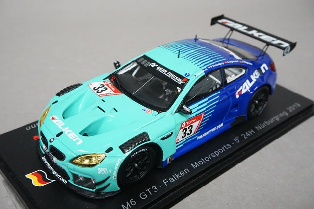 1:43 SPARK SG525 BMW M6 GT3 Falken Motorsport Nurburgring 24h 2019 #33