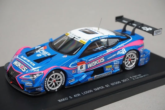 1:43 EBBRO 45522 Lexus WAKO'S 4CR LC500 SUPER GT GT500 2017 #6 model car