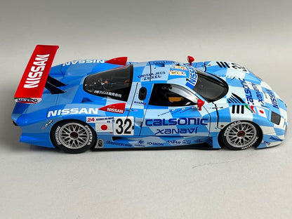 1:18 AUTOart 89876 Nissan R390 GT1 1998 Le Mans 24 Hours 3rd Overall  #32  Kazuyoshi Hoshino/Aguri Suzuki/Masahiko Kageyama
