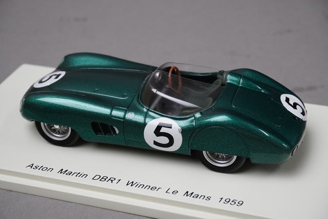 1:43 SPARK 43LM59 Aston Martin DBR 1 #5 Winner Le Mans 1959R.Salvadori C.Shelby model car