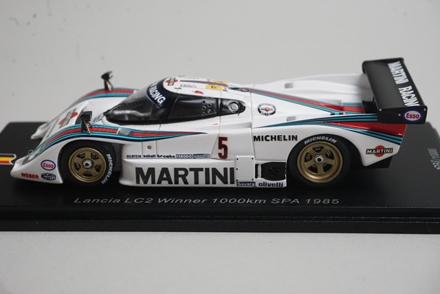 1:43 SPARK SB231 Lancia LC2 1000km SPA Winner 1985 #5 model car