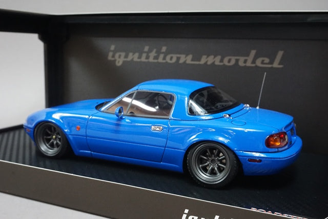 1:18 ignition model IG0668 Eunos Roadster NA Blue model car