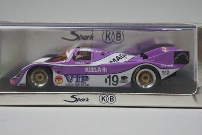 1:43 SPARK KBS017 Porsche 962C LM Le Mans 1990 #19 model car