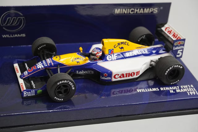 1:43 MINICHAMPS 400910005 Williams Renault FW14 N.Mansell Japan GP 1991 #5