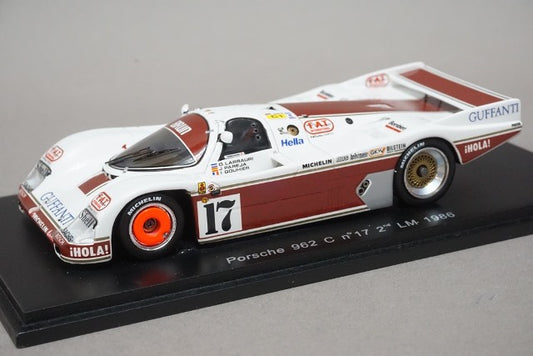 1:43 SPARK S1941 Porsche 962C Le Mans 1986 #17