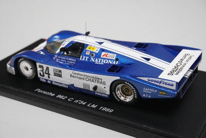 1:43 SPARK S1963 Porsche 962C Le Mans 1989 #34 model car