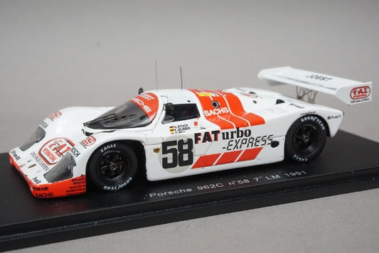 1:43 SPARK S1915 Porsche 962 7th Le Mans 1991 #58