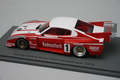 1:43 Spark S7701 Toyota Celica Turbo GR5 Hockenheim 1978 #1 R.Stommelen model car