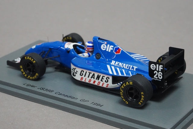 1:43 SPARK S7400 Ligier JS39B Canadian GP 1994 #26 O.Panis