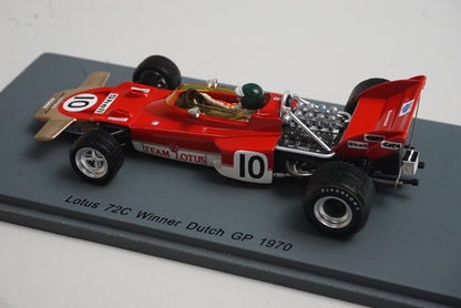 1:43 SPARK S4280 Lotus 72C Dutch GP Winner J.Rindt 1970 #10